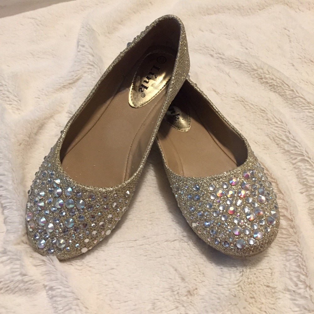 Gold Dress Flats